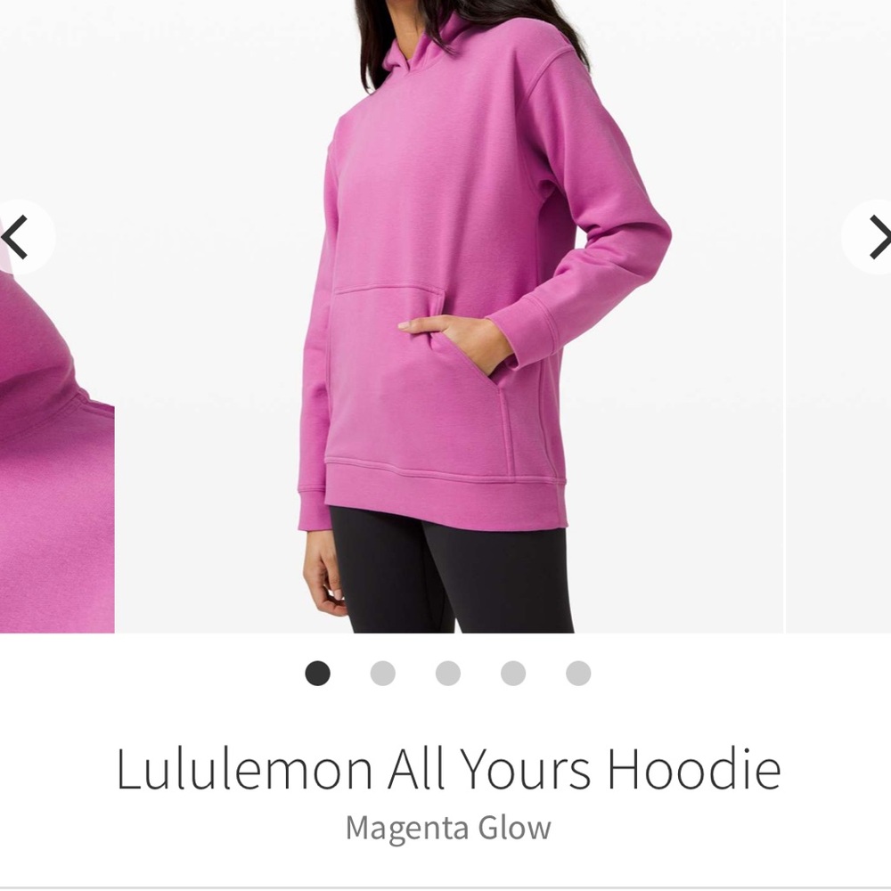 Lululemon All Yours Hoodie in Magenta Glow